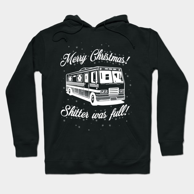 National Lampoons Christmas  - Shitter Was Full (Green) Hoodie by Kanalmaven